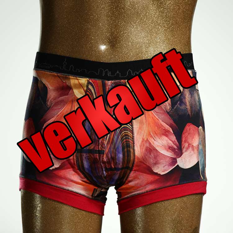 bunter  handgemachter ökologischer Herrenshort, Unterwäsche aus Baumwolle für Herren