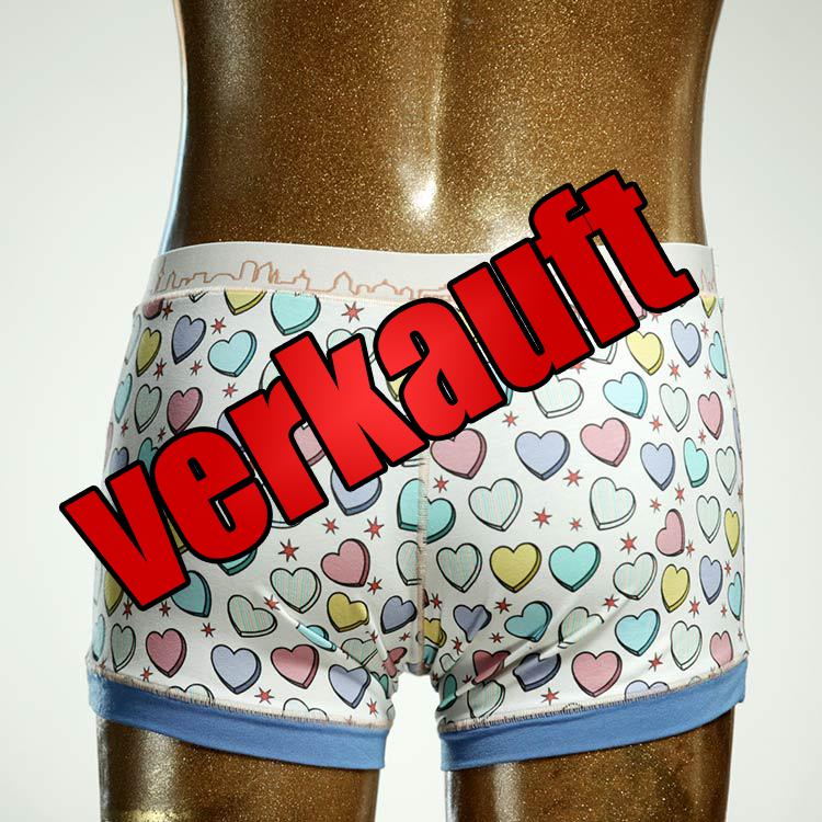 farbiger gemusterter ökologischer bequemer Herrenshort, Unterwäsche aus Baumwolle für Herren