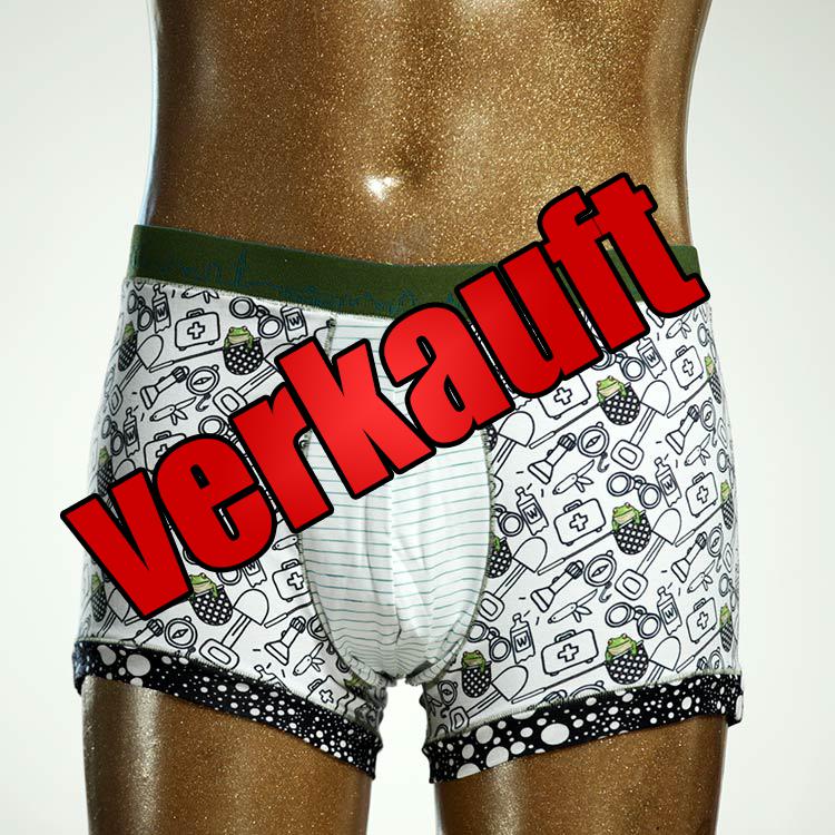 süßer gemusterter handgemachter  Herrenshort, Unterwäsche aus Baumwolle für Herren