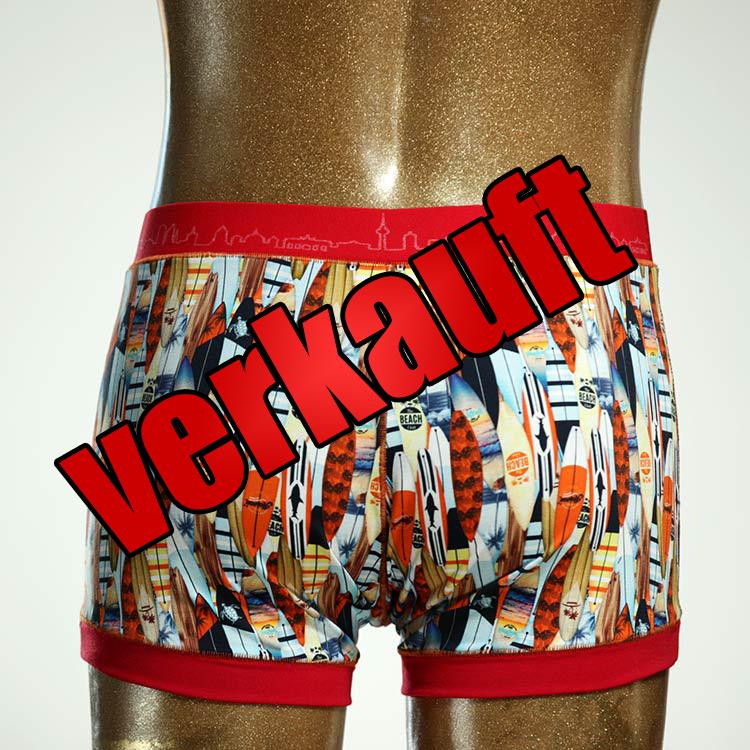 gemusterter handgemachter ökologischer bequemer Herrenshort, Unterwäsche aus Baumwolle für Herren