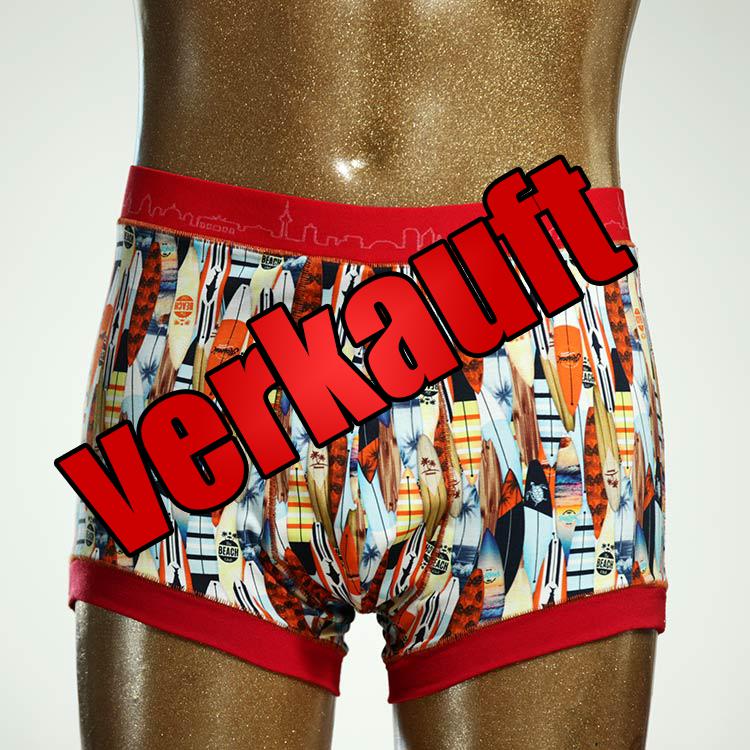 gemusterter handgemachter ökologischer bequemer Herrenshort, Unterwäsche aus Baumwolle für Herren