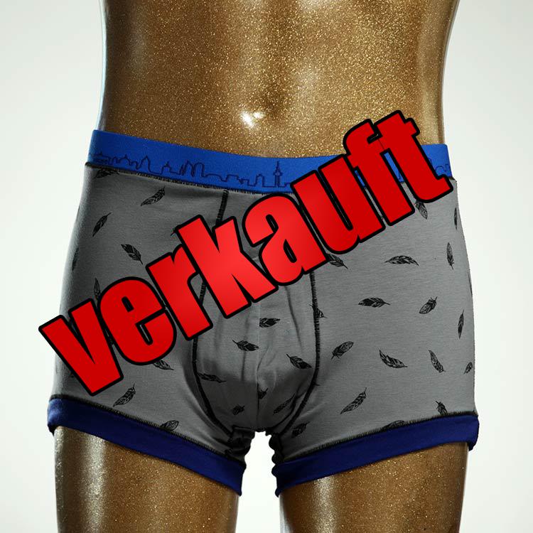 gemusterter sexy attraktiver preiswerter Herrenshort, Unterwäsche aus Baumwolle für Herren