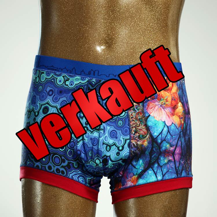 bunter bequemer günstiger gemusterter Herrenshort, Unterwäsche aus Baumwolle für Herren