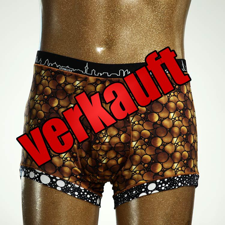 gemusterter nachhaltiger günstiger bequemer Herrenshort, Unterwäsche aus Baumwolle für Herren