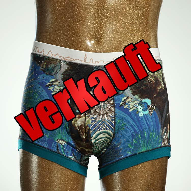 bequemer ökologischer bunter handgemachter Herrenshort, Unterwäsche aus Baumwolle für Herren