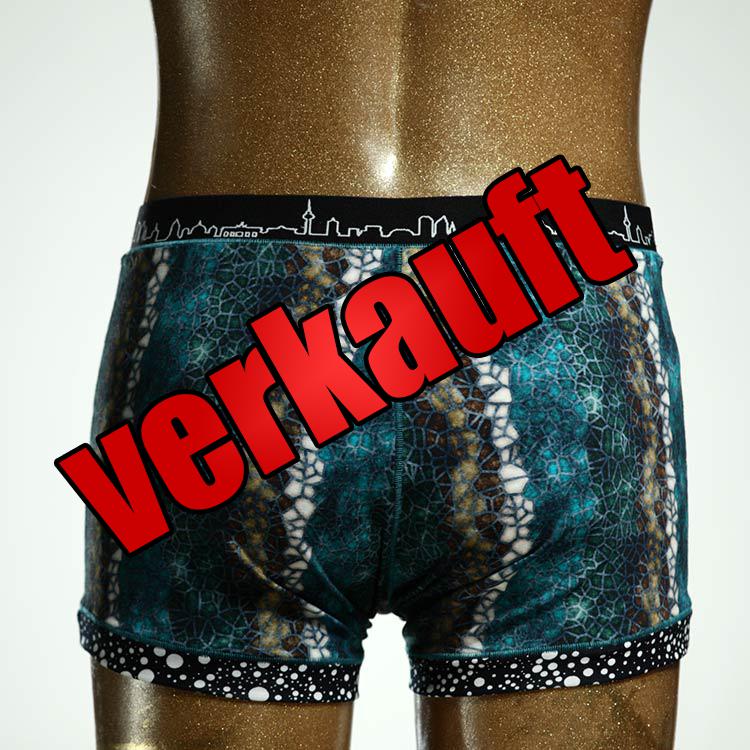 gemusterter nachhaltiger farbiger  Herrenshort, Unterwäsche aus Baumwolle für Herren