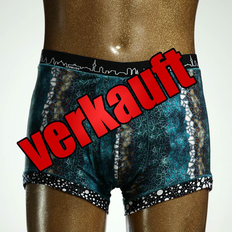 gemusterter nachhaltiger farbiger  Herrenshort, Unterwäsche aus Baumwolle für Herren