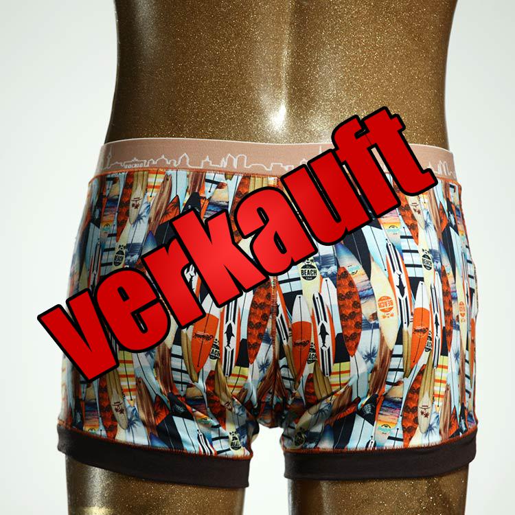 schöner preiswerter gemusterter nachhaltiger Herrenshort, Unterwäsche aus Baumwolle für Herren