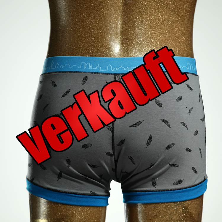 bunter preiswerter gemusterter nachhaltiger Herrenshort, Unterwäsche aus Baumwolle für Herren