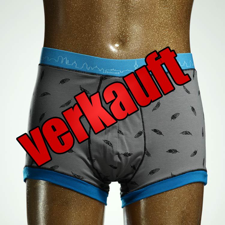 bunter preiswerter gemusterter nachhaltiger Herrenshort, Unterwäsche aus Baumwolle für Herren