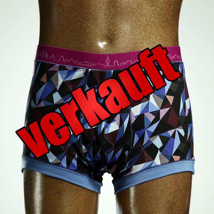 schöner süßer gemusterter ökologischer Herrenshort, Unterwäsche aus Baumwolle für Herren