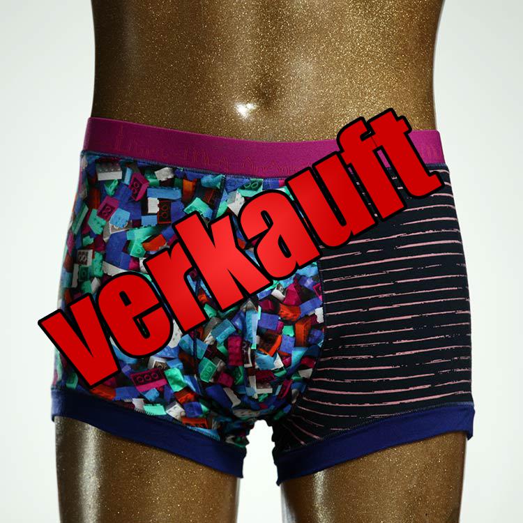 preiswerter bequemer  farbiger Herrenshort, Unterwäsche aus Baumwolle für Herren