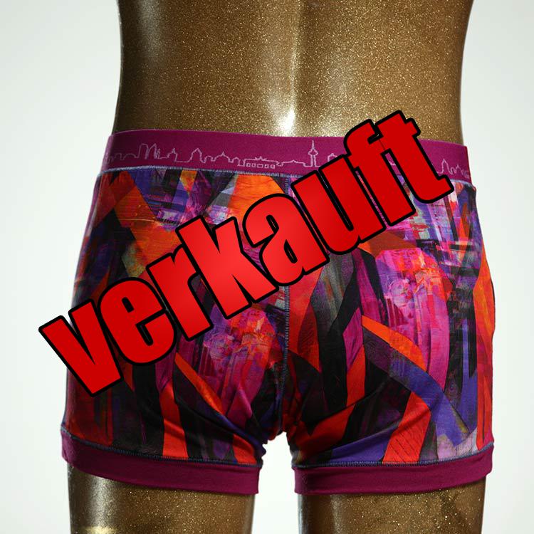 gemusterter bunter günstiger sexy Herrenshort, Unterwäsche aus Baumwolle für Herren