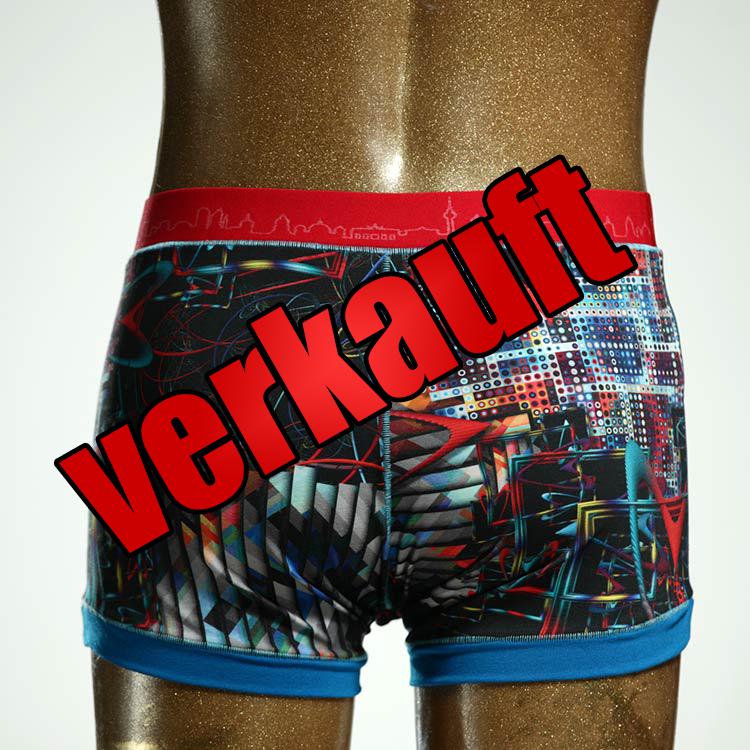 bequemer bunter günstiger ökologischer Herrenshort, Unterwäsche aus Baumwolle für Herren