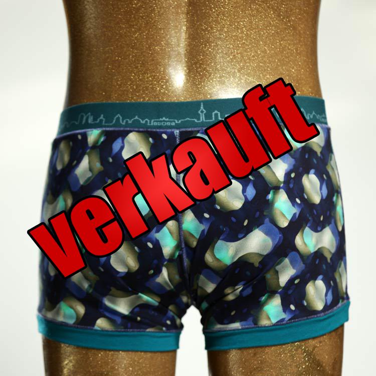 attraktiver schöner gemusterter ökologischer Herrenshort, Unterwäsche aus Baumwolle für Herren