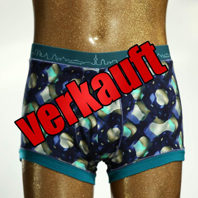 attraktiver schöner gemusterter ökologischer Herrenshort, Unterwäsche aus Baumwolle für Herren
