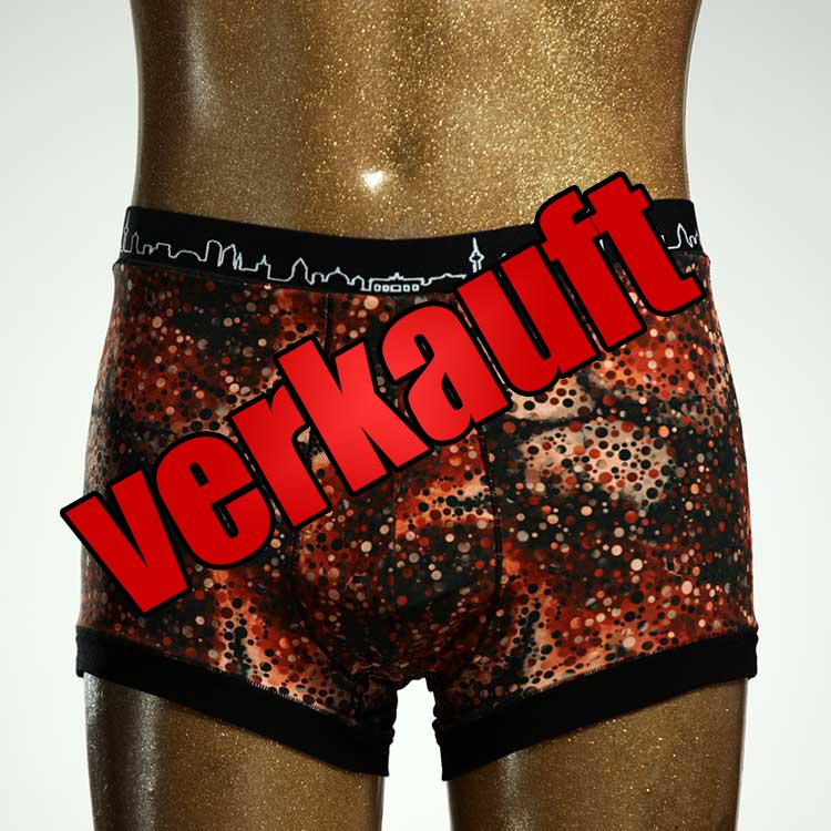 gemusterter ökologischer preiswerter nachhaltiger Herrenshort, Unterwäsche aus Baumwolle für Herren