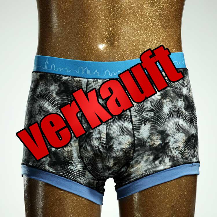 gemusterter farbiger  nachhaltiger Herrenshort, Unterwäsche aus Baumwolle für Herren