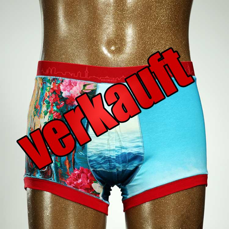 gemusterter handgemachter süßer sexy Herrenshort, Unterwäsche aus Baumwolle für Herren