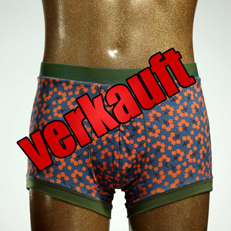 bunter gemusterter süßer ökologischer Herrenshort, Unterwäsche aus Baumwolle für Herren