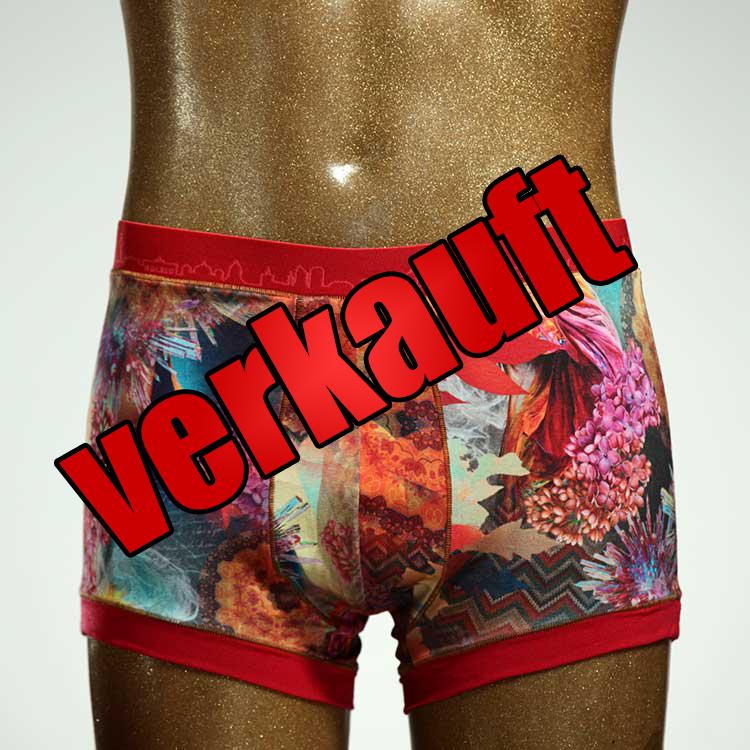 gemusterter ökologischer günstiger sexy Herrenshort, Unterwäsche aus Baumwolle für Herren