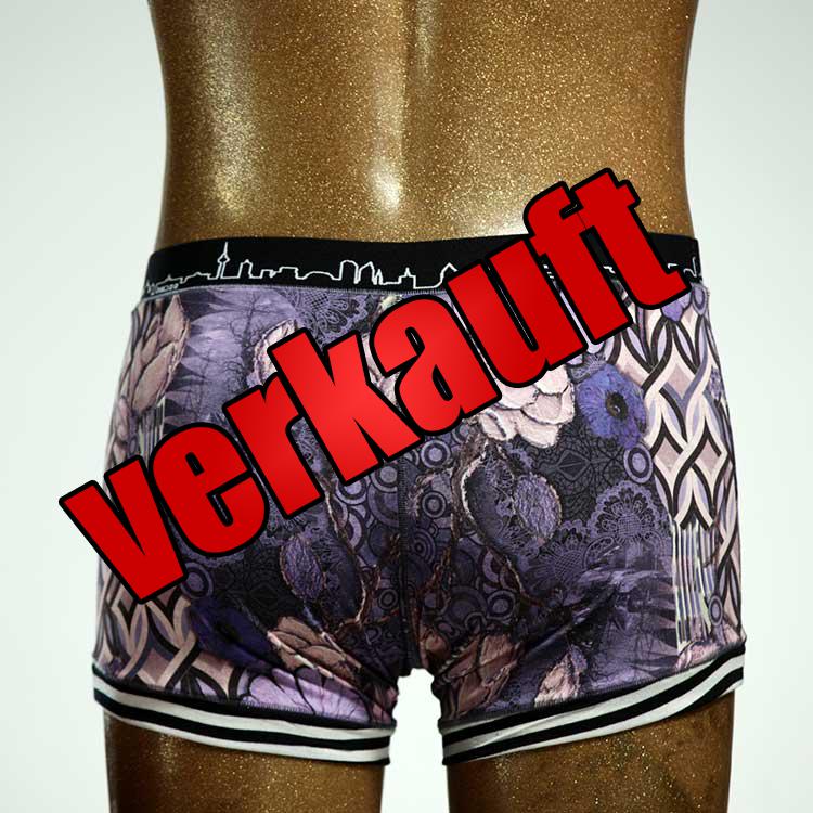 bequemer nachhaltiger ökologischer gemusterter Herrenshort, Unterwäsche aus Baumwolle für Herren