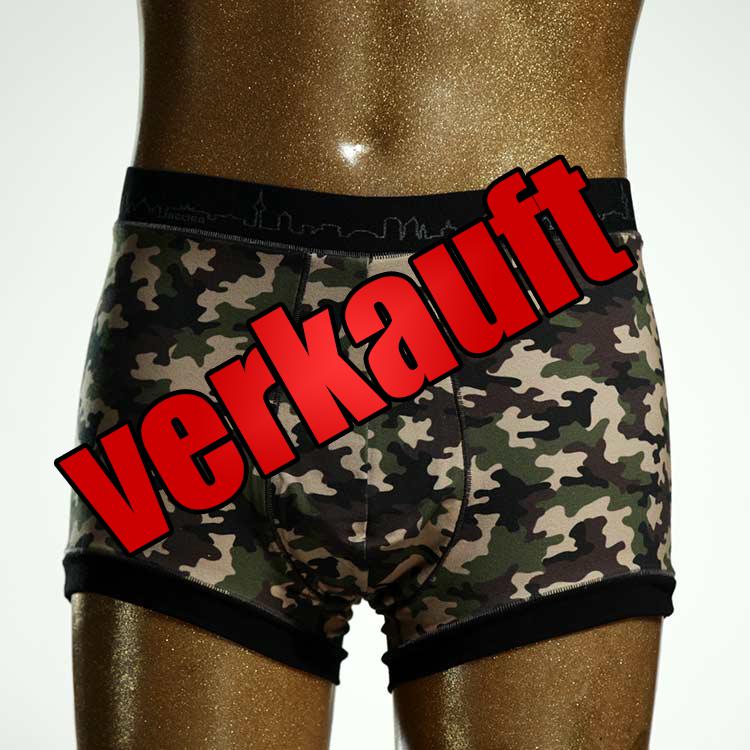 gemusterter  attraktiver farbiger Herrenshort, Unterwäsche aus Baumwolle für Herren