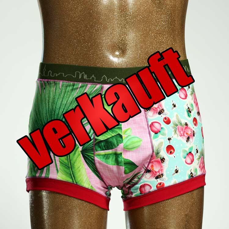 gemusterter sexy bequemer  Herrenshort, Unterwäsche aus Baumwolle für Herren