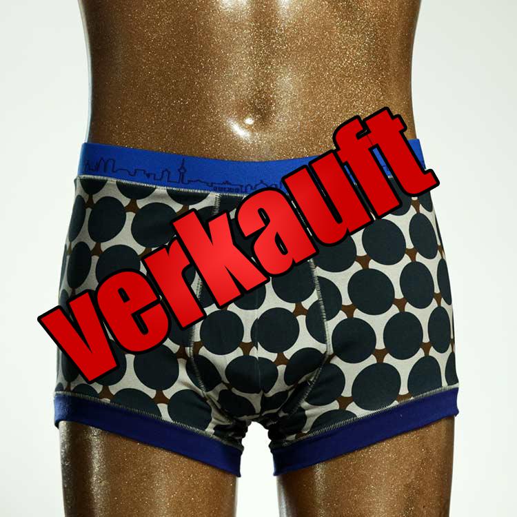 günstiger handgemachter nachhaltiger süßer Herrenshort, Unterwäsche aus Baumwolle für Herren