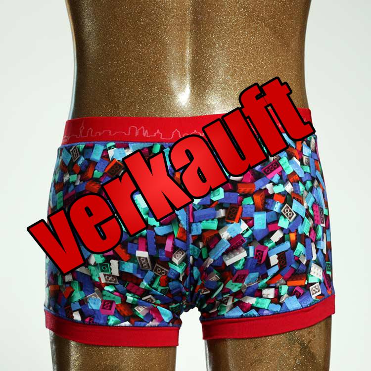 handgemachter gemusterter schöner nachhaltiger Herrenshort, Unterwäsche aus Baumwolle für Herren