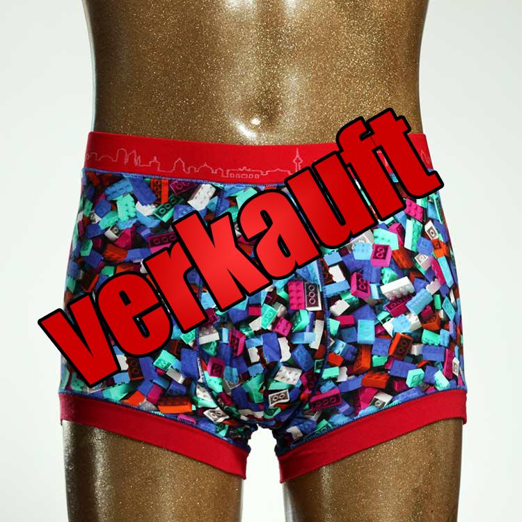 handgemachter gemusterter schöner nachhaltiger Herrenshort, Unterwäsche aus Baumwolle für Herren