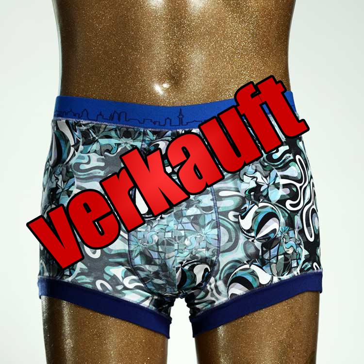 gemusterter süßer sexy bequemer Herrenshort, Unterwäsche aus Baumwolle für Herren