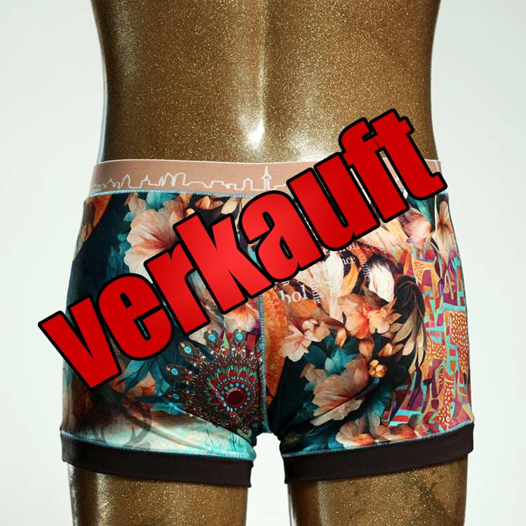 günstiger gemusterter preiswerter farbiger Herrenshort, Unterwäsche aus Baumwolle für Herren