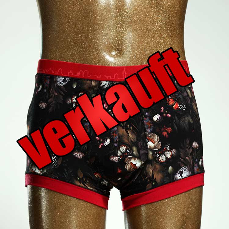 bequemer ökologischer schöner bunter Herrenshort, Unterwäsche aus Baumwolle für Herren