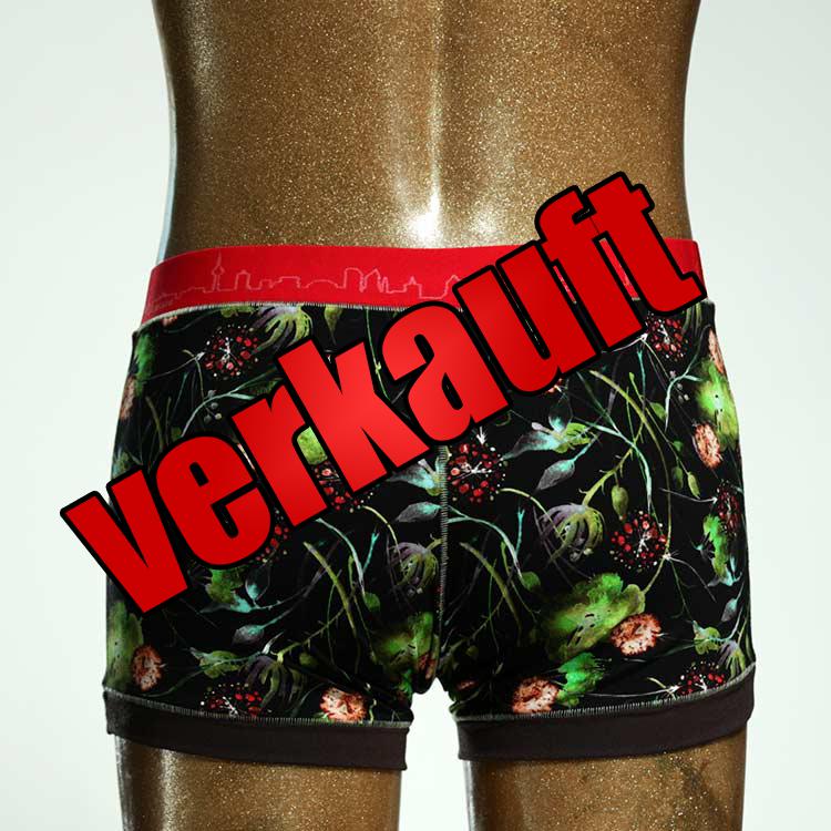 ökologischer  preiswerter gemusterter Herrenshort, Unterwäsche aus Baumwolle für Herren