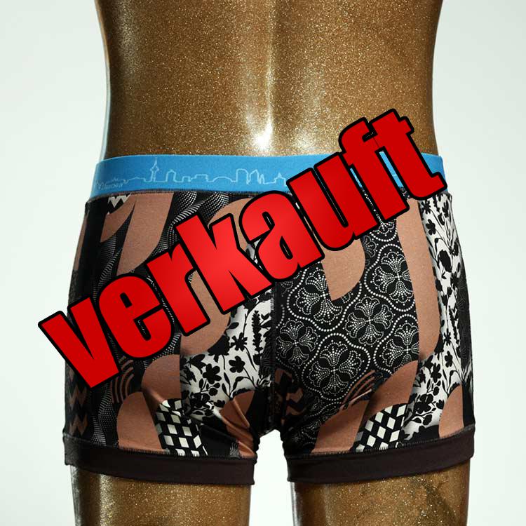 attraktiver schöner gemusterter farbiger Herrenshort, Unterwäsche aus Baumwolle für Herren