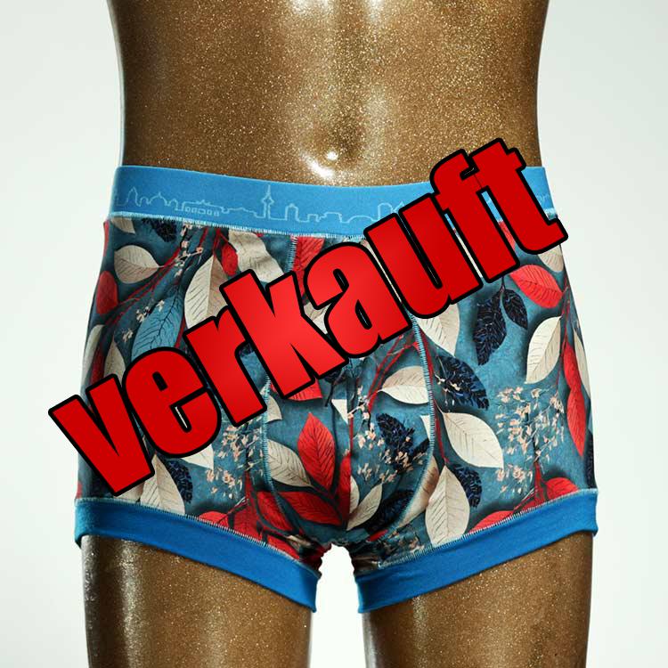 handgemachter gemusterter attraktiver bunter Herrenshort, Unterwäsche aus Baumwolle für Herren