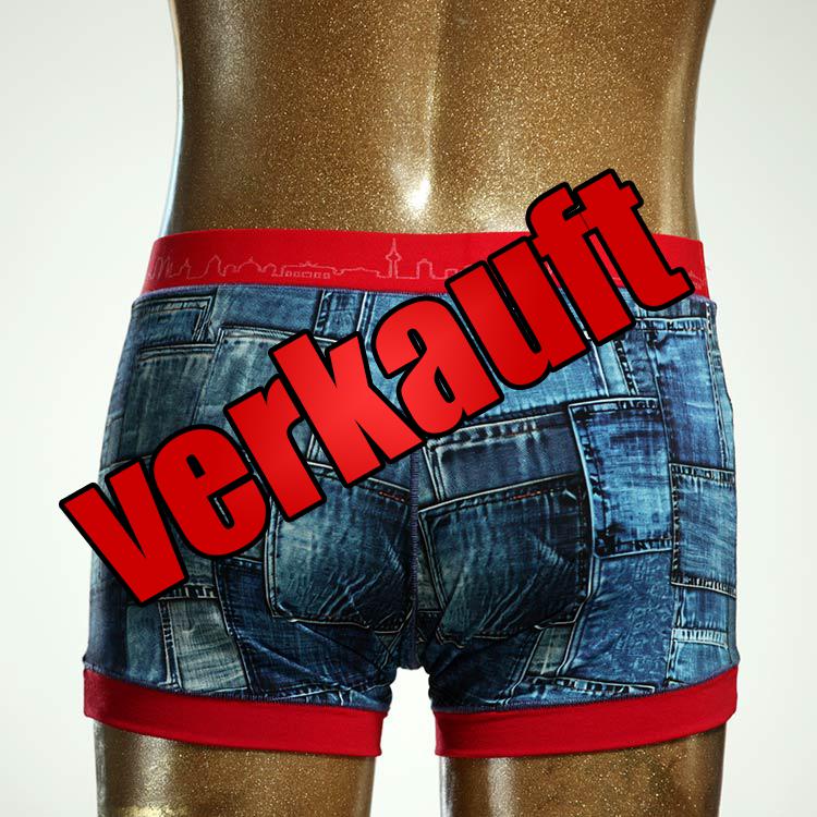 handgemachter sexy bunter nachhaltiger Herrenshort, Unterwäsche aus Baumwolle für Herren