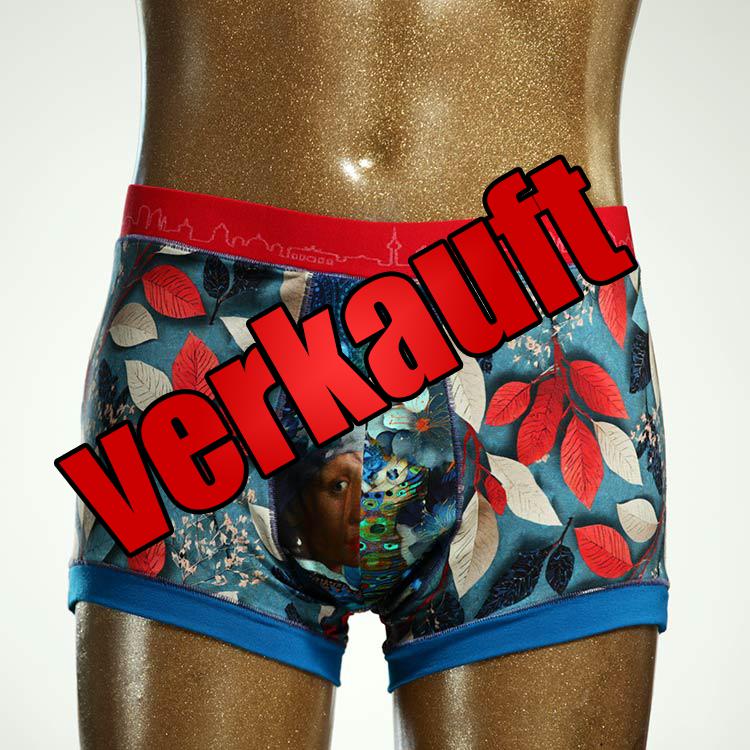 handgemachter gemusterter günstiger Herrenshort, Unterwäsche aus Baumwolle für Herren