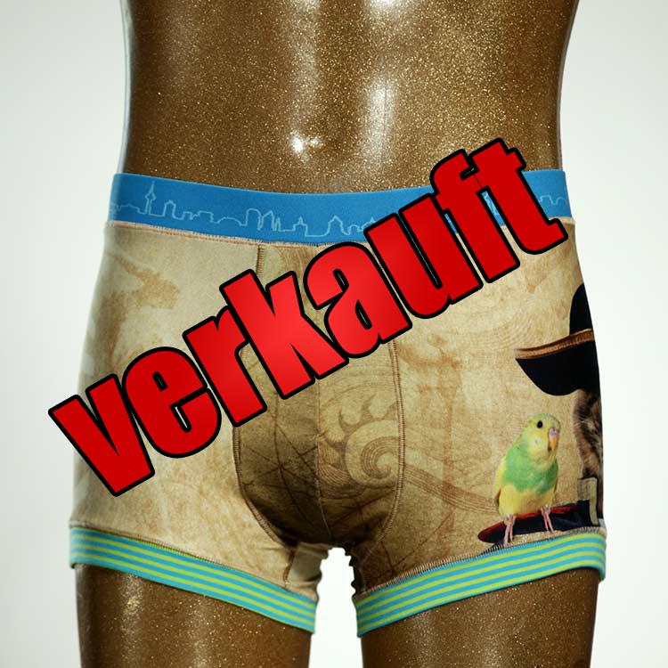 attraktiver gemusterter bunter süßer Herrenshort, Unterwäsche aus Baumwolle für Herren