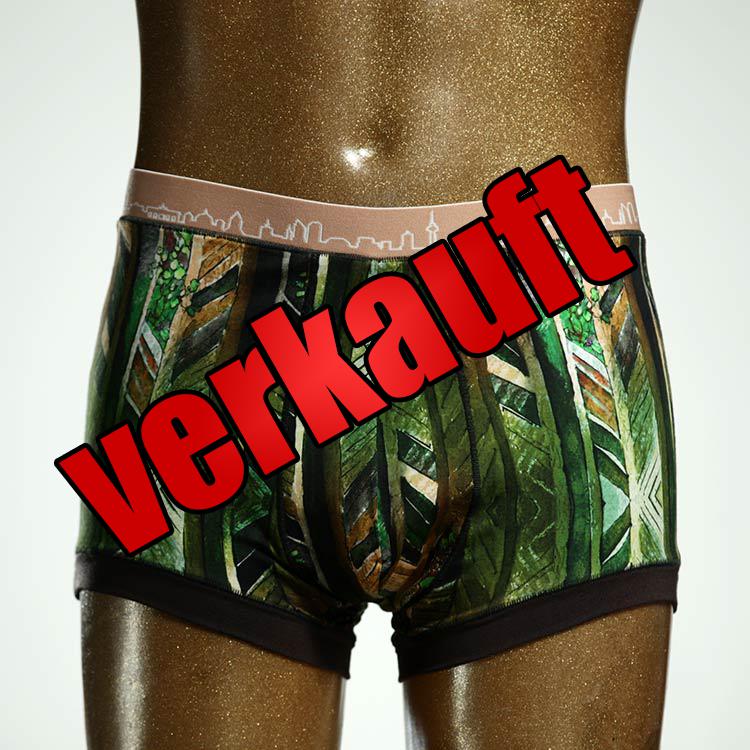 gemusterter handgemachter ökologischer bequemer Herrenshort, Unterwäsche aus Baumwolle für Herren