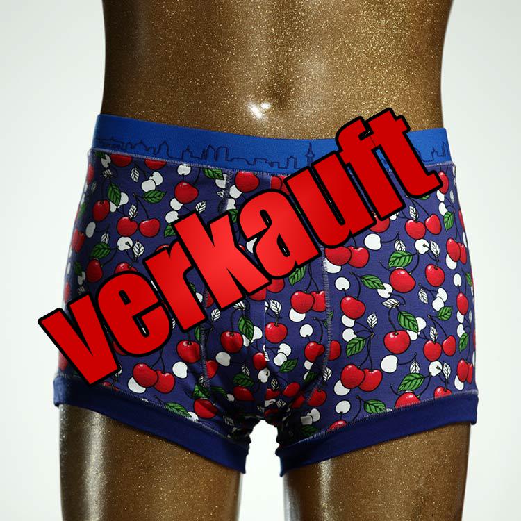 handgemachter gemusterter  ökologischer Herrenshort, Unterwäsche aus Baumwolle für Herren