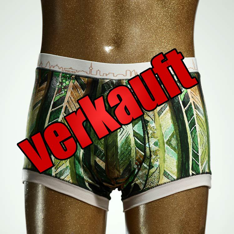 bunter gemusterter farbiger Herrenshort, Unterwäsche aus Baumwolle für Herren