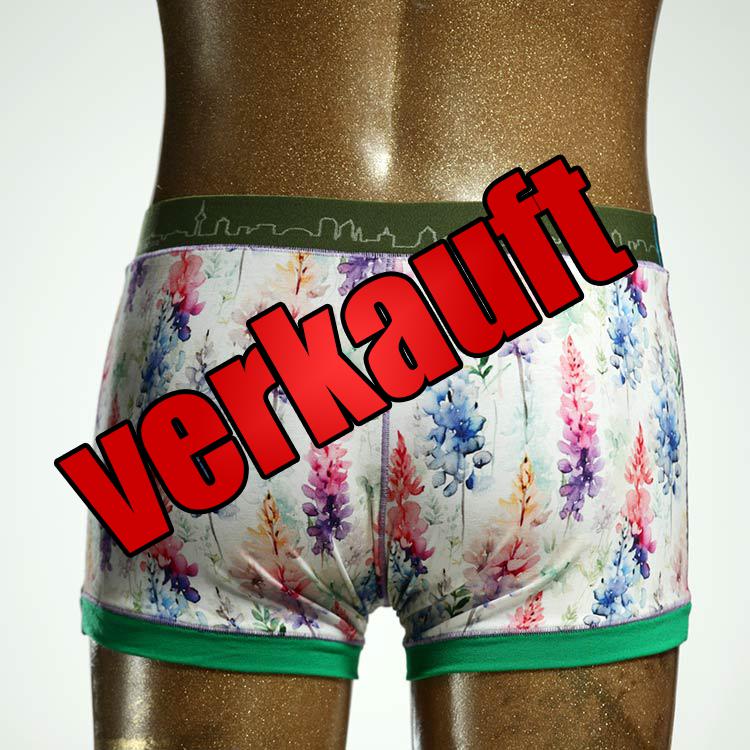 handgemachter attraktiver nachhaltiger gemusterter Herrenshort, Unterwäsche aus Baumwolle für Herren