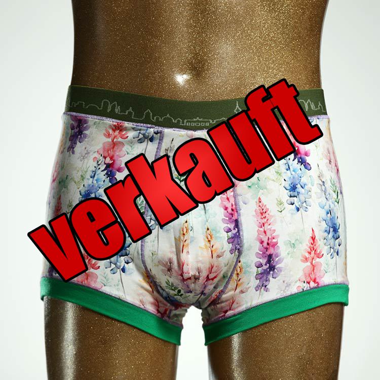 handgemachter attraktiver nachhaltiger gemusterter Herrenshort, Unterwäsche aus Baumwolle für Herren