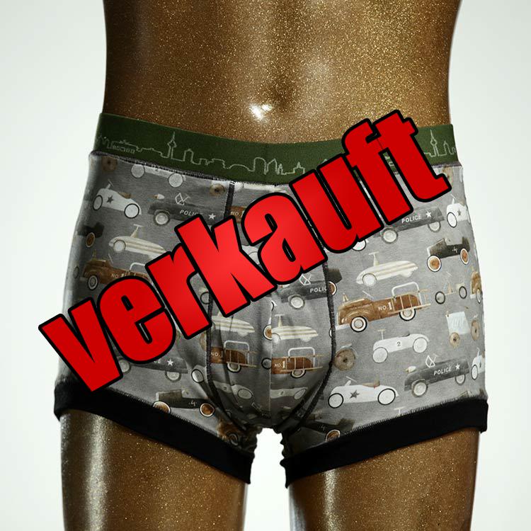 preiswerter gemusterter günstiger nachhaltiger Herrenshort, Unterwäsche aus Baumwolle für Herren