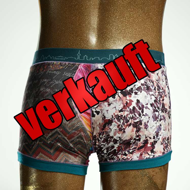 handgemachter  bunter süßer Herrenshort, Unterwäsche aus Baumwolle für Herren