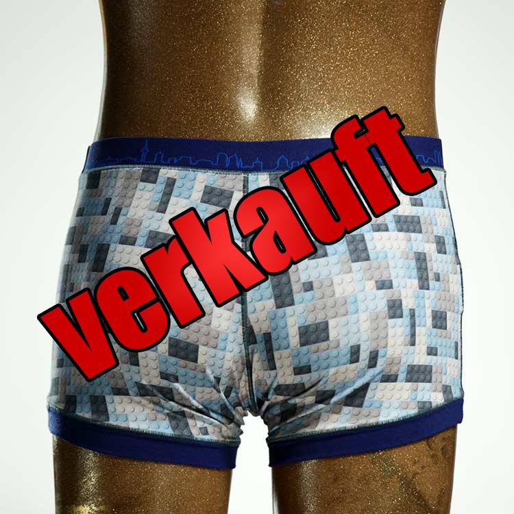 preiswerter schöner ökologischer bunter Herrenshort, Unterwäsche aus Baumwolle für Herren