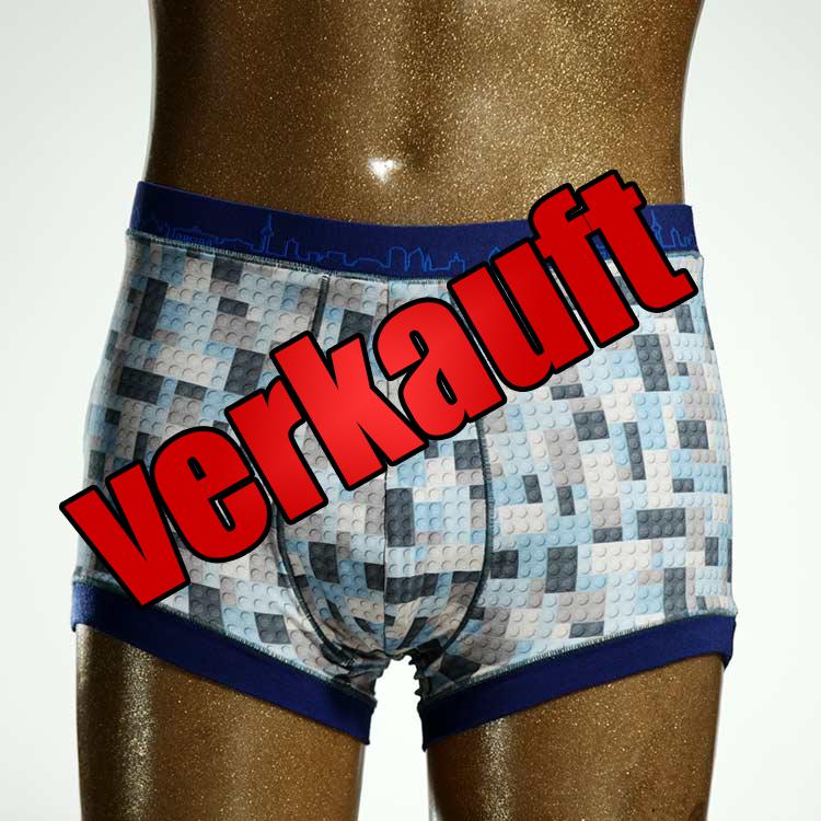 preiswerter schöner ökologischer bunter Herrenshort, Unterwäsche aus Baumwolle für Herren