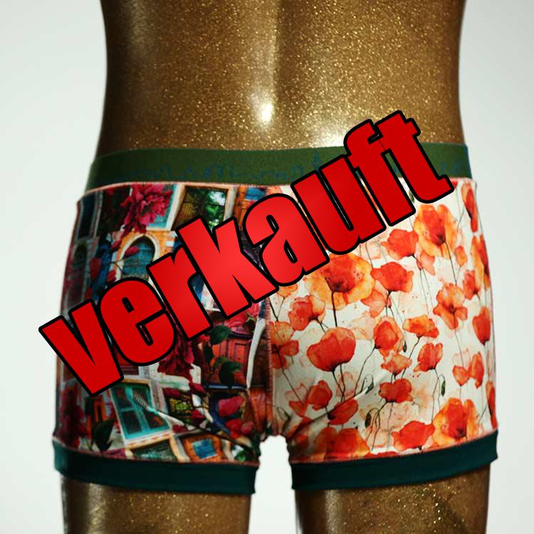 bunter gemusterter sexy handgemachter Herrenshort, Unterwäsche aus Baumwolle für Herren